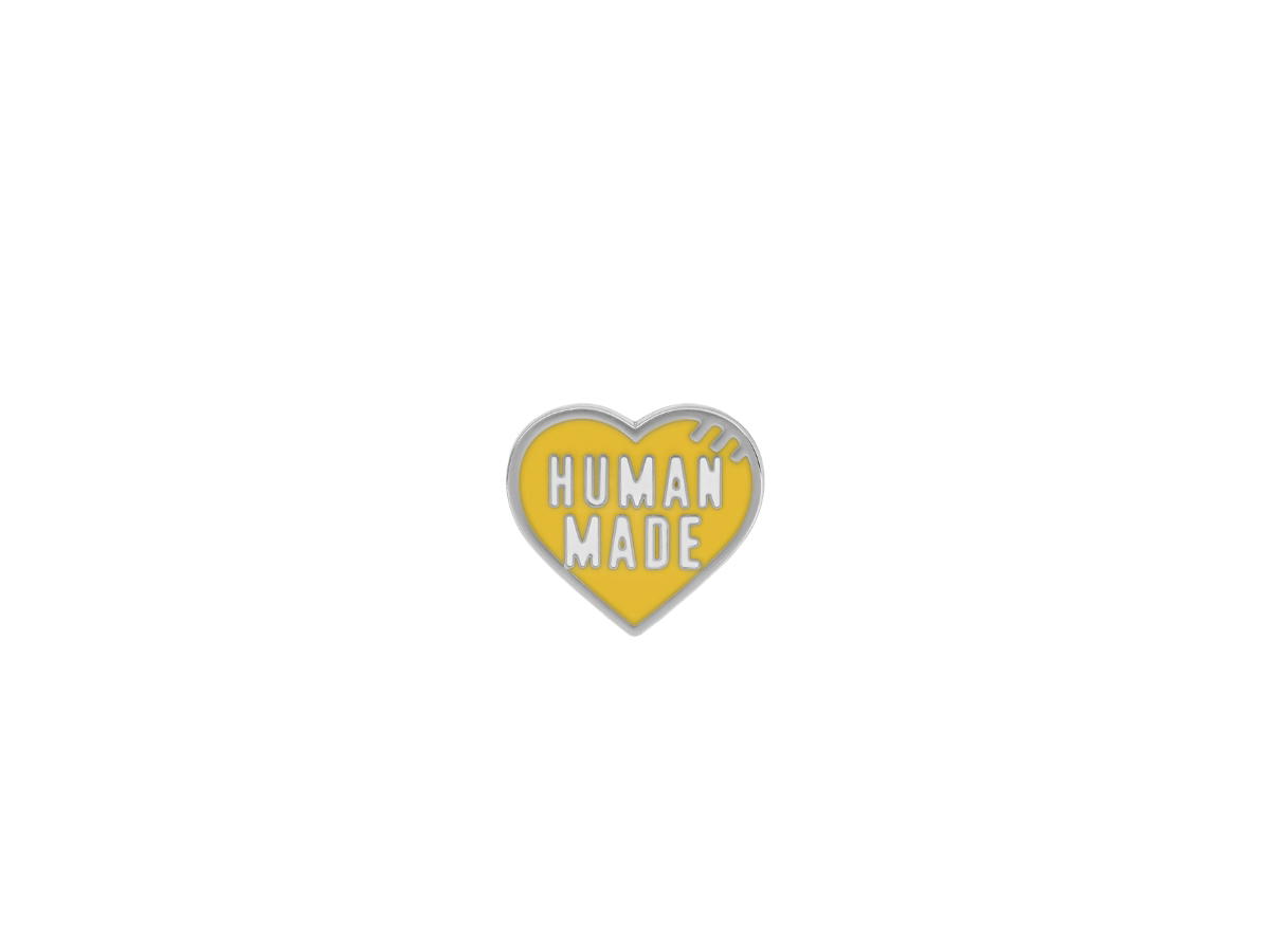 Buy Human Made Heart Pin Yellow at Sasom – Authentic and Ready to Ship