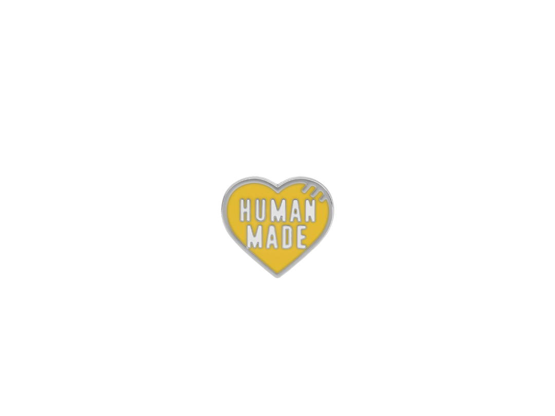 Human Made Human Made Heart Pin Yellow