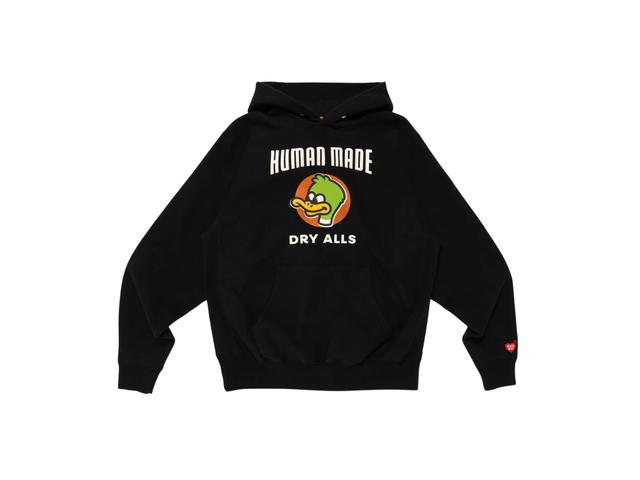 HUMAN MADE HUMAN MADE Heavyweight Hoodie Black - view 1