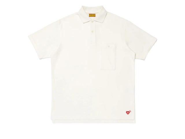 HUMAN MADE HUMAN MADE Big Polo Shirt White - view 1