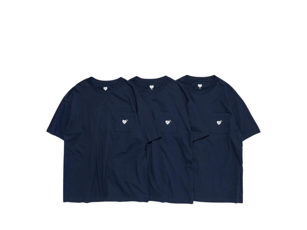 Human Made Human Made 3-Pack Pocket T-Shirt Set Navy