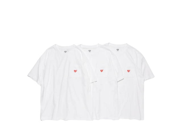 Human Made Human Made 3-Pack Pocket T-Shirt Set White - view 1