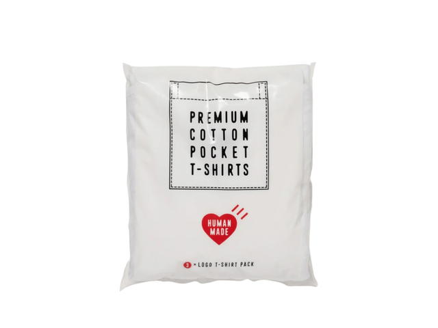 Human Made Human Made 3-Pack Pocket T-Shirt Set White - view 2
