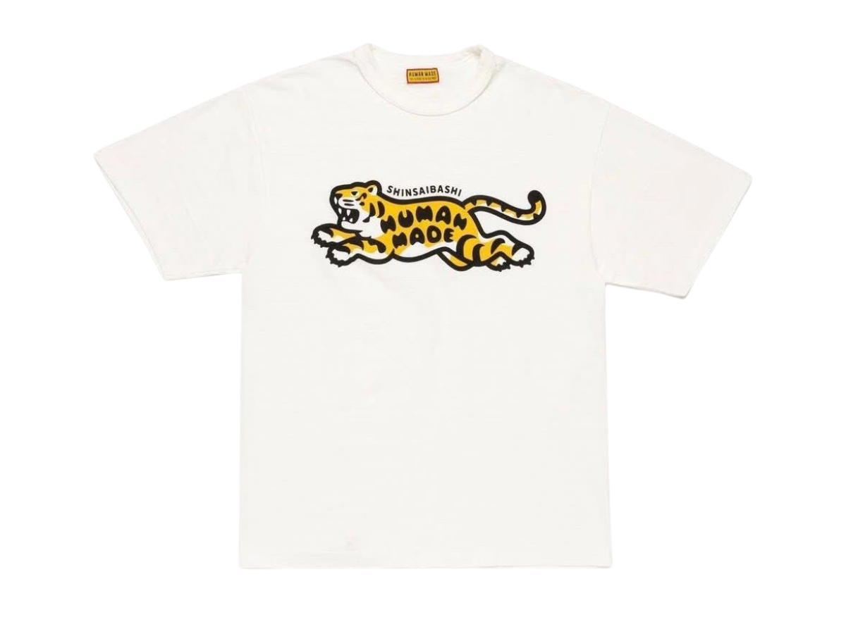 Human Made Human Made Animal Graphic T-Shirt Shinsaibashi Parco Tiger White