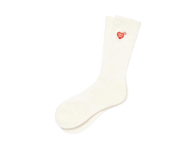 HUMAN MADE HUMAN MADE Pile Socks White - view 1