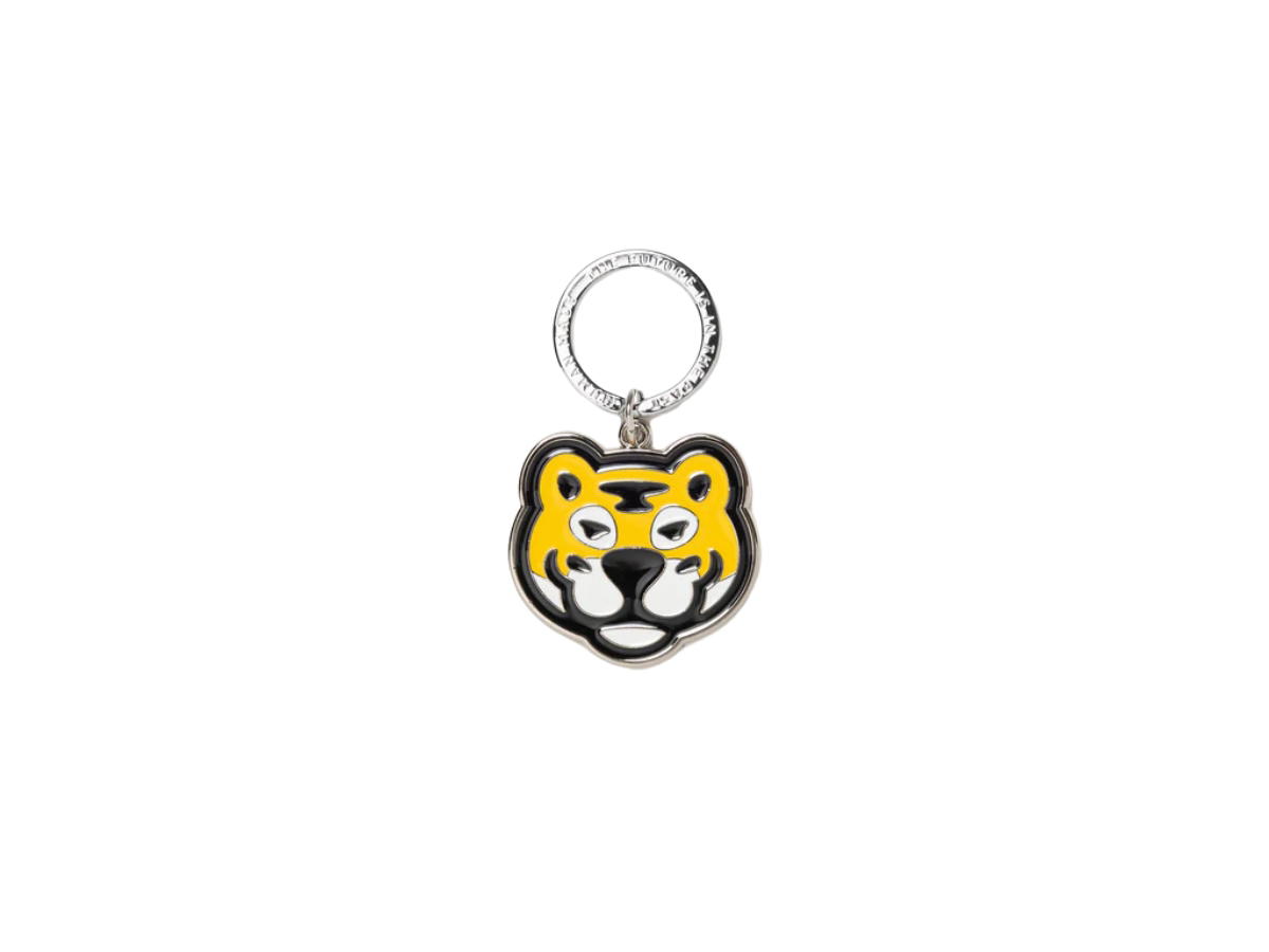 Human Made Human Made Animal Head Keyring Yellow