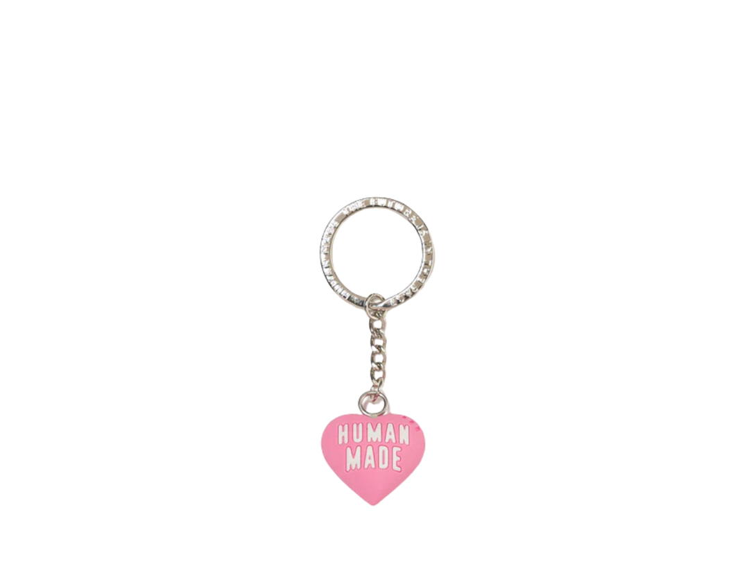 Human Made Human Made Heart Rubber Keychain Pink