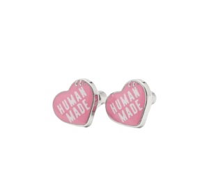 HUMAN MADE HEART EARRINGS ハートピアス　ピンク Human Made Heart Earrings | Best Price, Authentic | SASOM