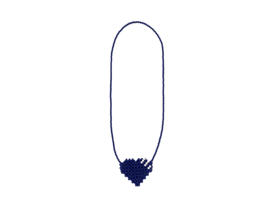 HUMAN MADE HUMAN MADE Heart Beaded Bag Navy