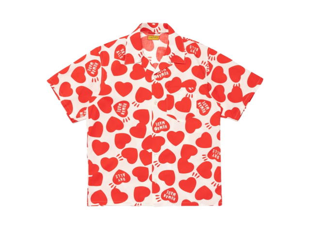 Human Made Human Made Heart Aloha Shirt White - view 1