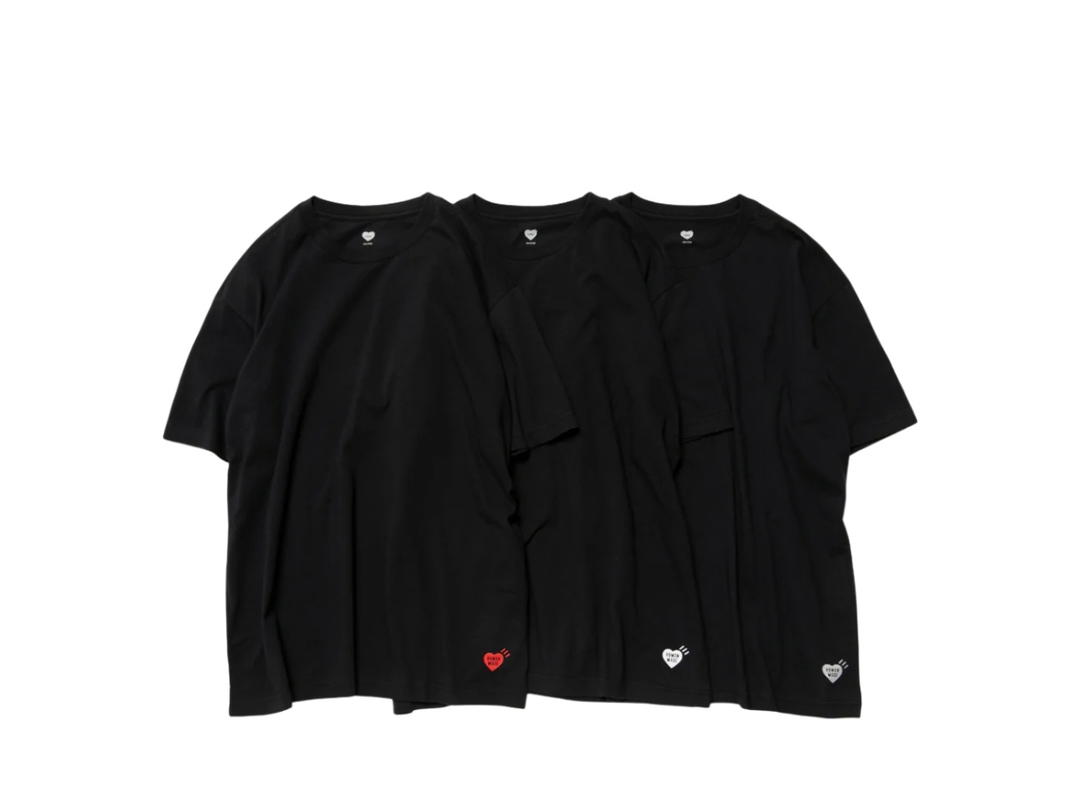 Human Made Human Made 3-Pack T-Shirt Set Black