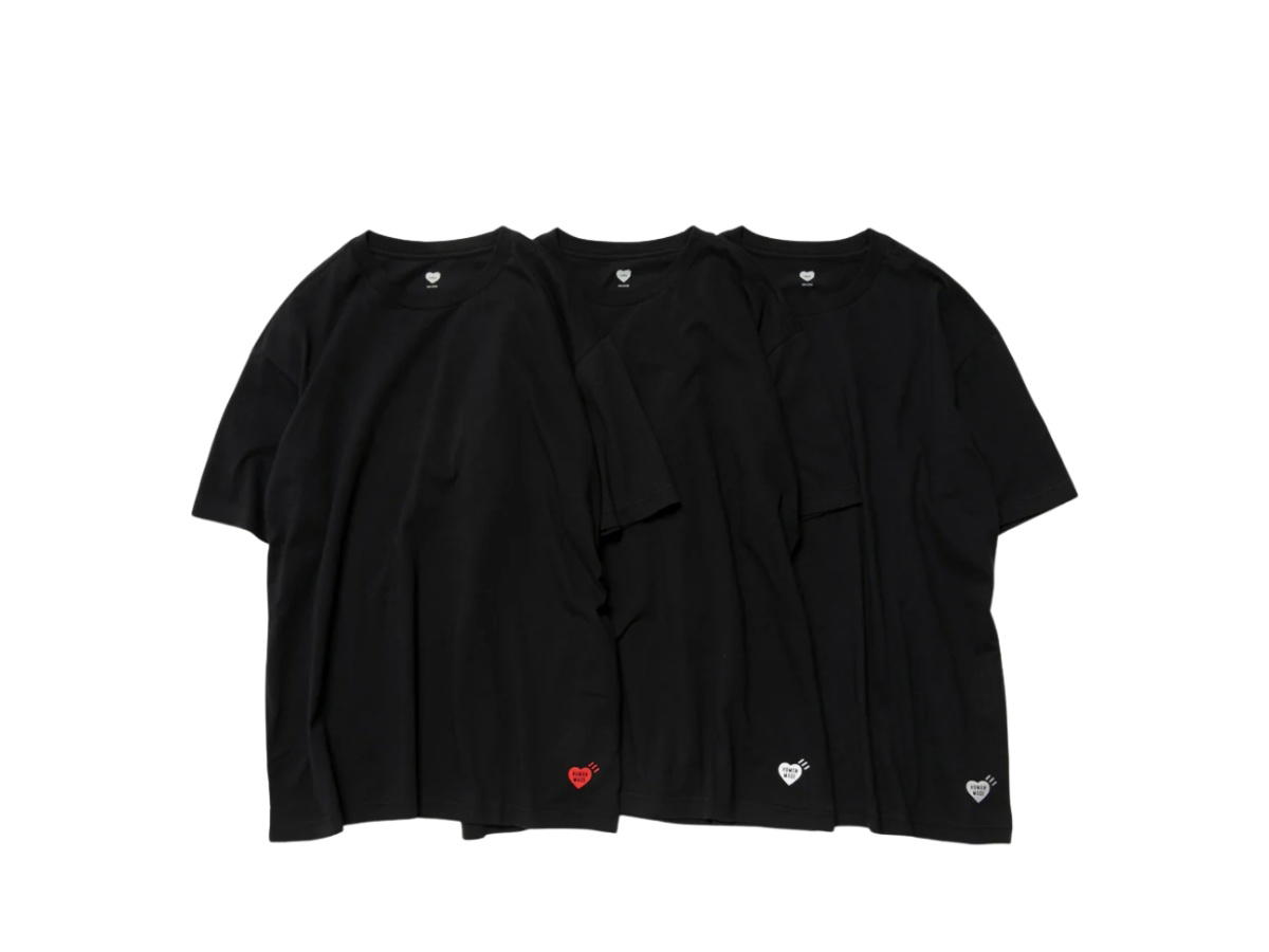 Human Made Human Made 3-Pack T-Shirt Set Black