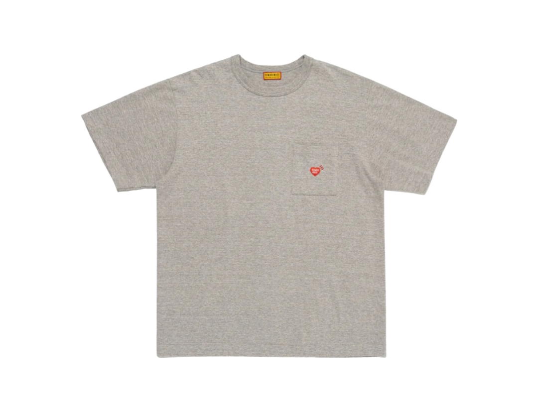 Human Made Human Made Heart Pocket T-Shirt Gray