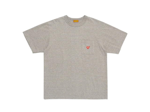 Human Made Human Made Heart Pocket T-Shirt Gray - view 1