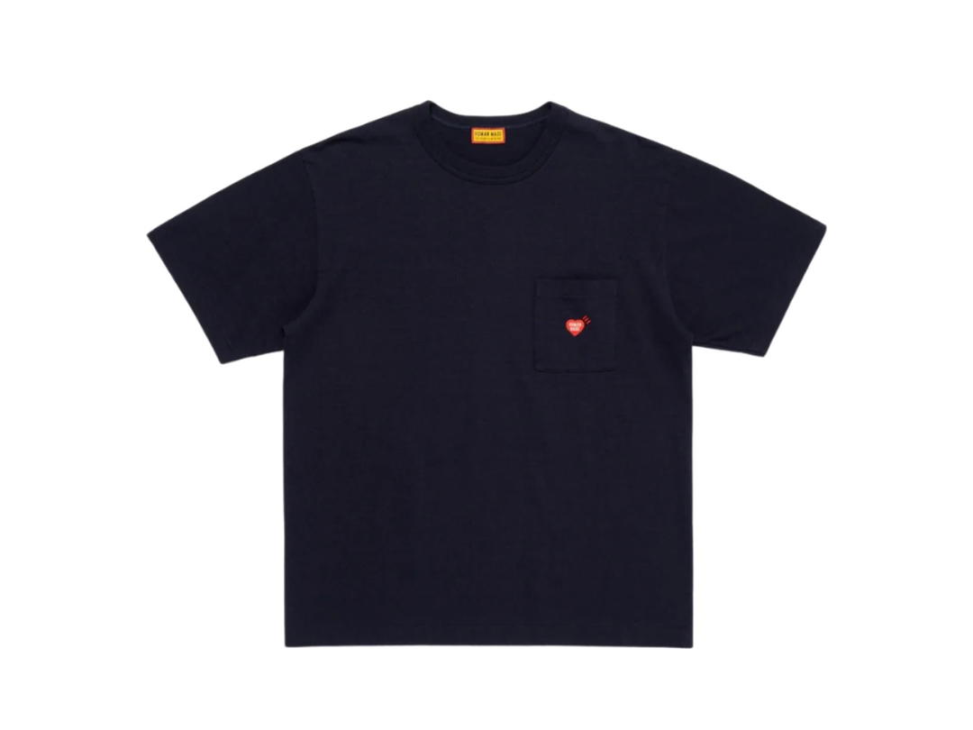 HUMAN MADE HUMAN MADE Heart Pocket T-Shirt Navy