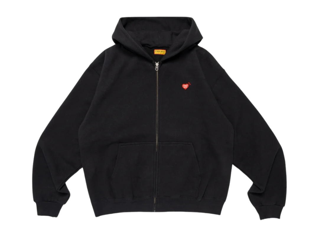 Human Made Human Made Classic Zip-Up Sweat Hoodie Black