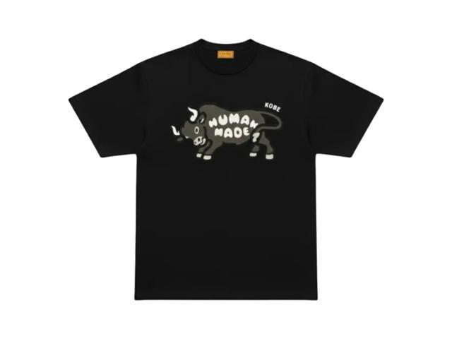 Human Made Human Made Animal Graphic T-Shirt Kobe Black - view 1