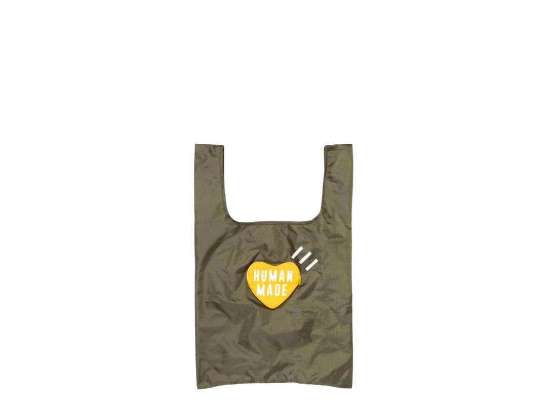 Human Made Human Made Heart Shopping Bag Large Olivedrab