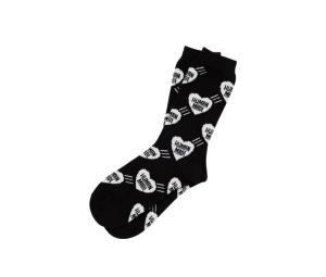 Buy Human Made Heart Socks Black at Sasom – Authentic and Ready to Ship