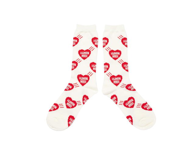 Human Made Human Made Heart Socks White - view 2