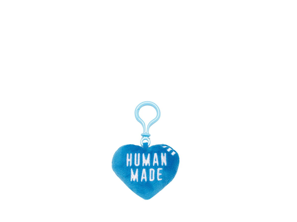 Buy HUMAN MADE Stuffed Heart Key Charm Blue at Sasom – Authentic and Ready to Ship