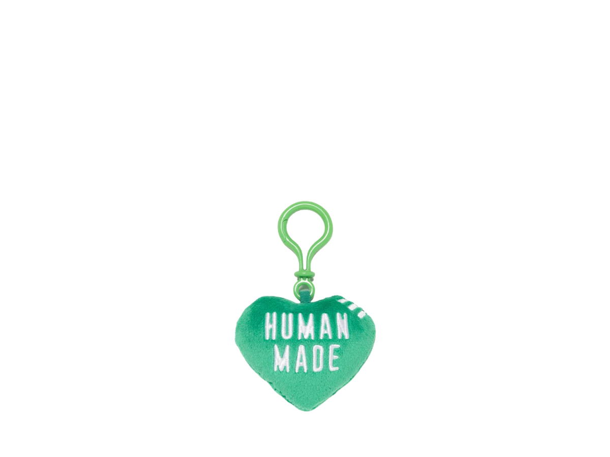 Human Made Human Made Stuffed Heart Key Charm Green