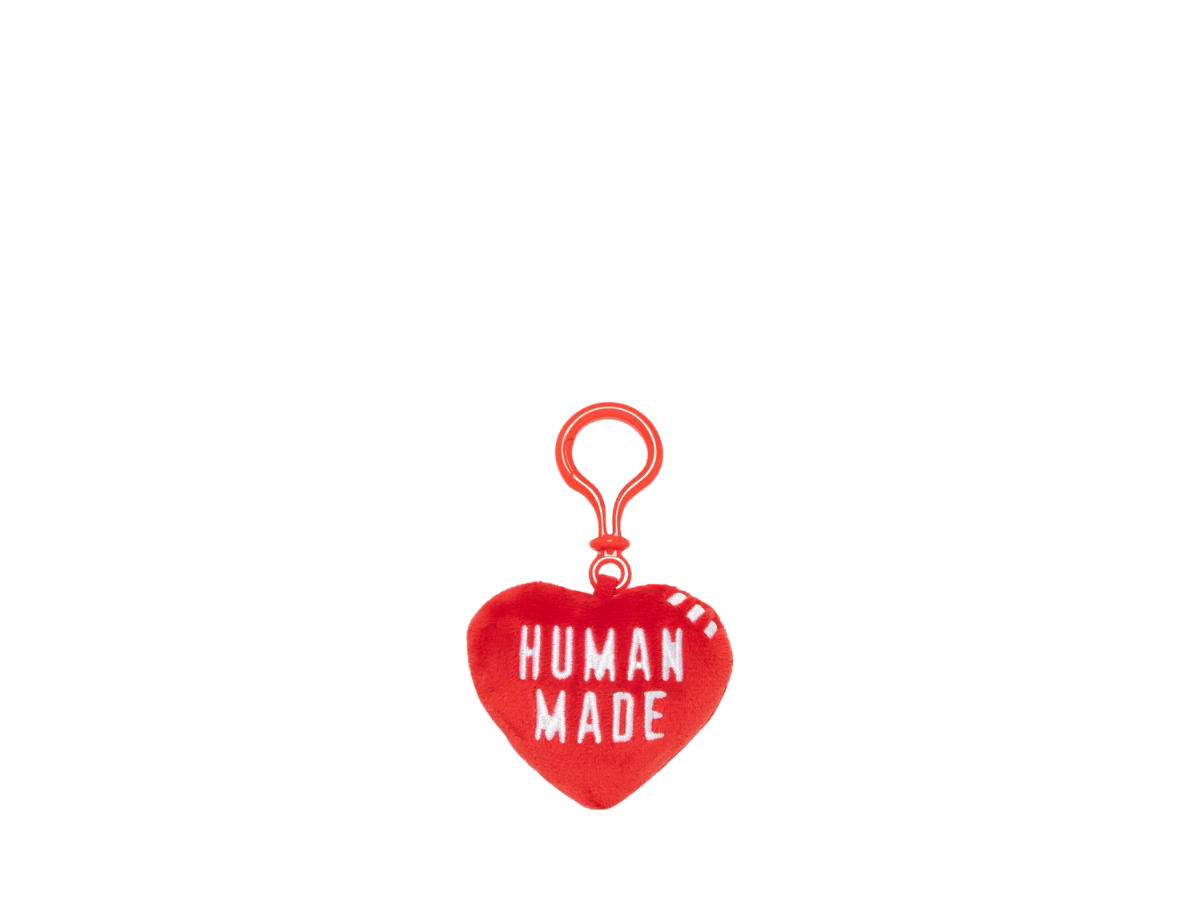 Human Made Human Made Stuffed Heart Key Charm Red