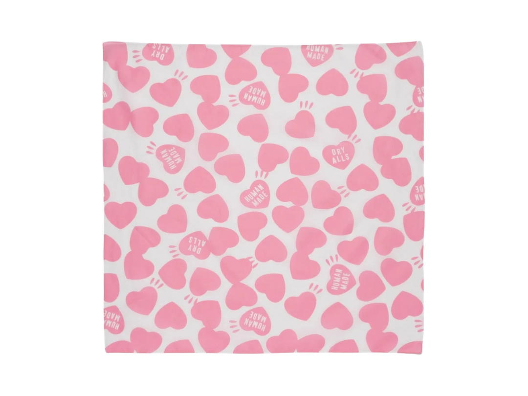 Human Made Human Made Heart Big Bandana Pink