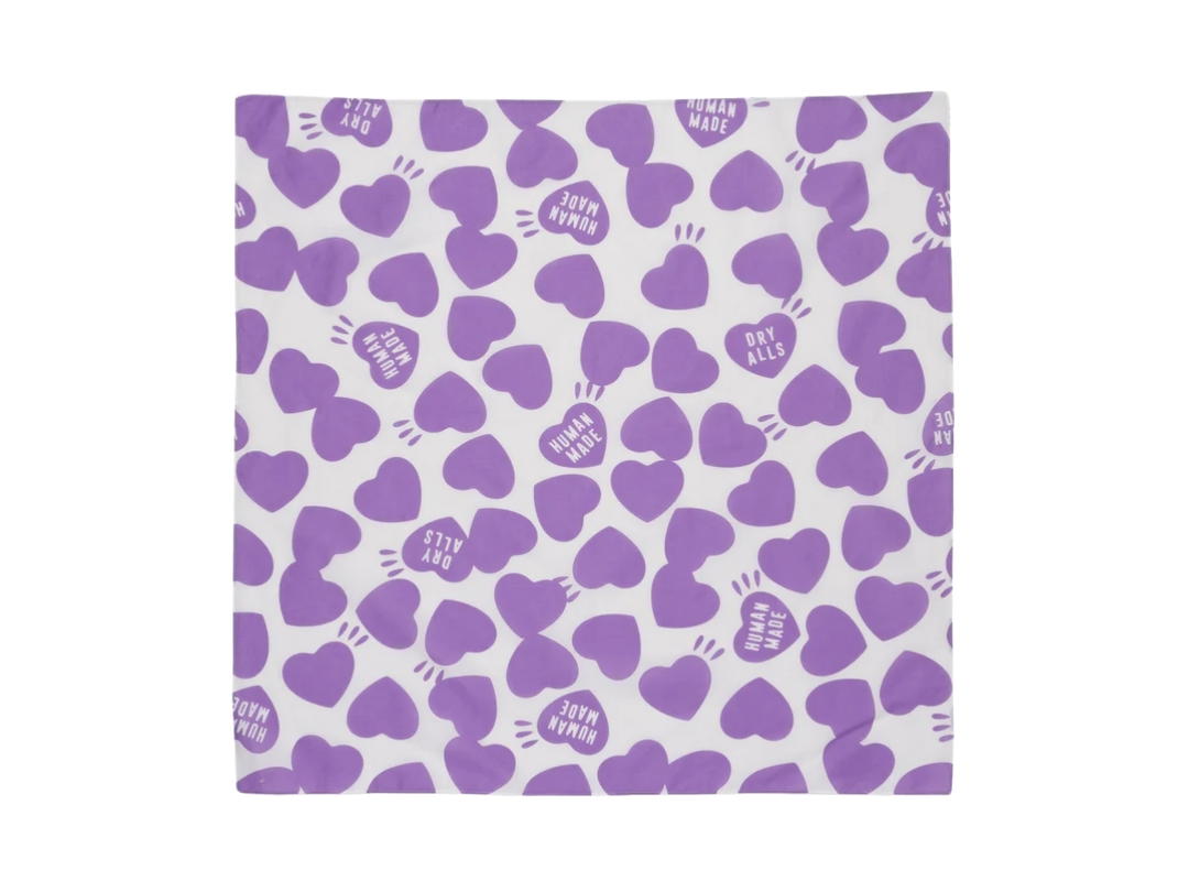 Human Made Human Made Heart Big Bandana Purple