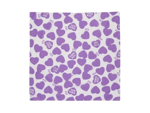 Human Made Human Made Heart Big Bandana Purple - view 1