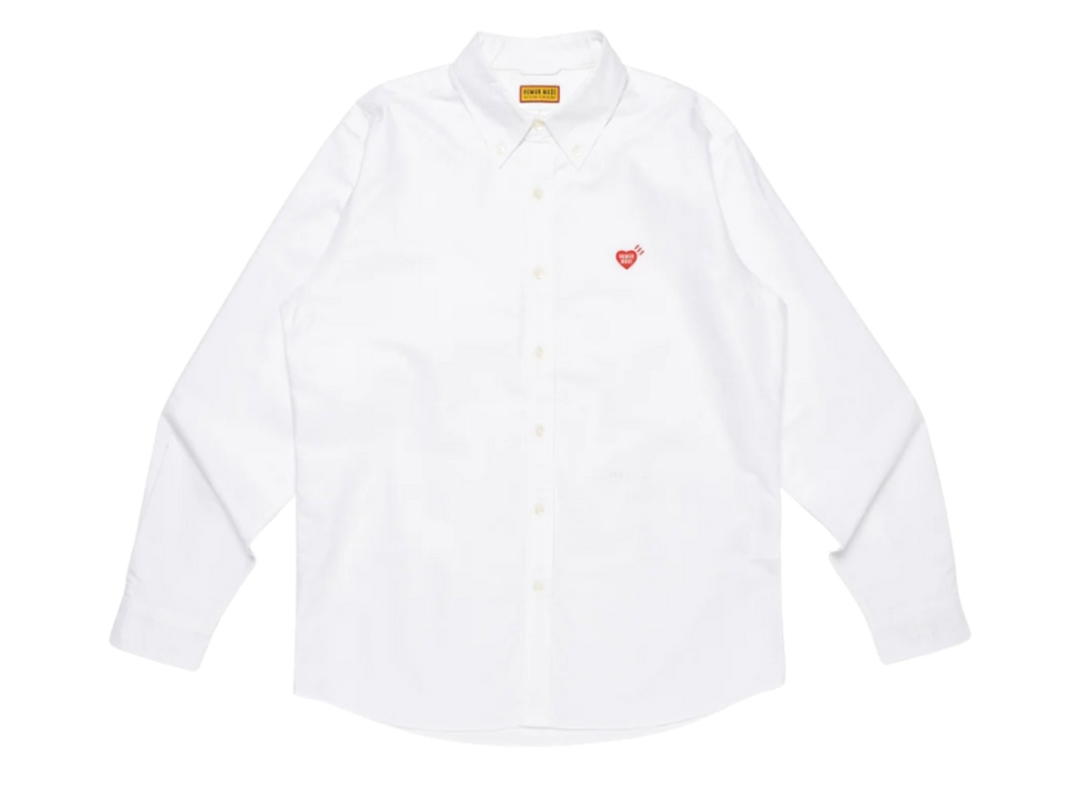 Human Made Human Made Oxford Bd L/s Shirt White