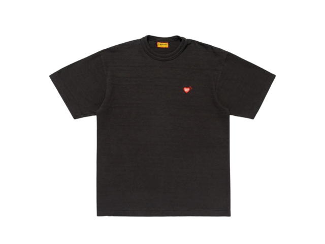Human Made Human Made Heart Patch And Polar Bear Graphic T-Shirt Black - view 2
