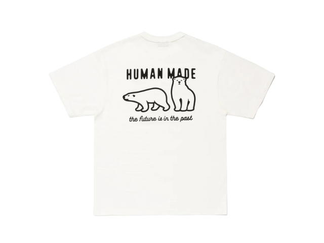 Human Made Human Made Heart Patch And Polar Bear Graphic T-Shirt White - view 1