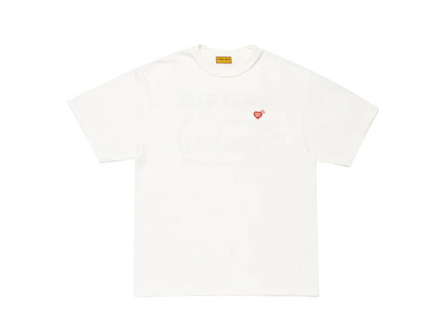 Human Made Human Made Heart Patch And Polar Bear Graphic T-Shirt White - view 2