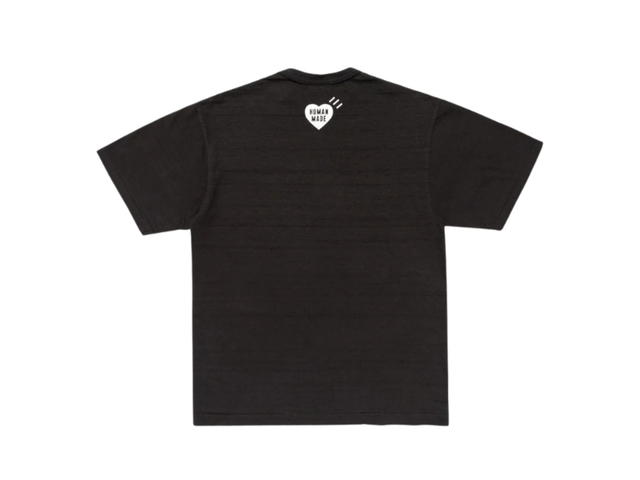 Human Made Human Made Tiger And Heart Logo Graphic T-Shirt Black - view 2