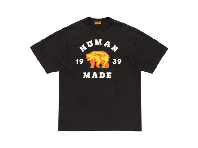HUMAN MADE HUMAN MADE Graphic T-Shirt 1939 Bear Day Alls Black - view 1