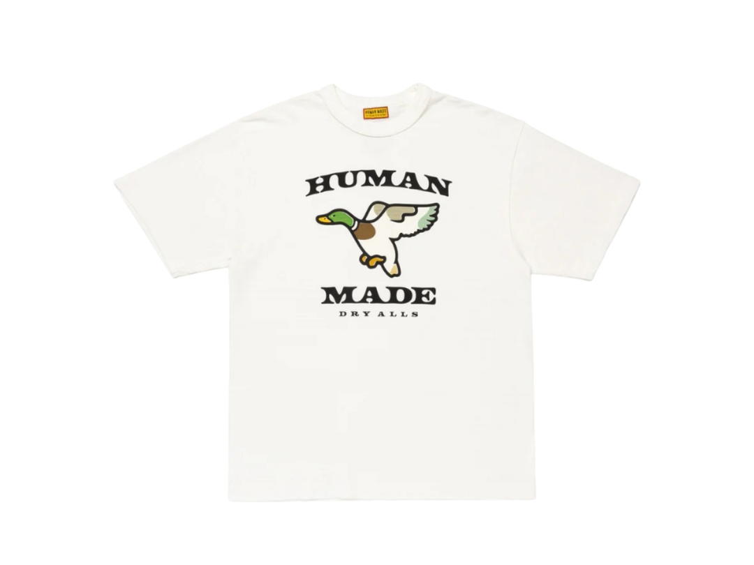 HUMAN MADE HUMAN MADE Graphic T-Shirt Dry Alls Duck White