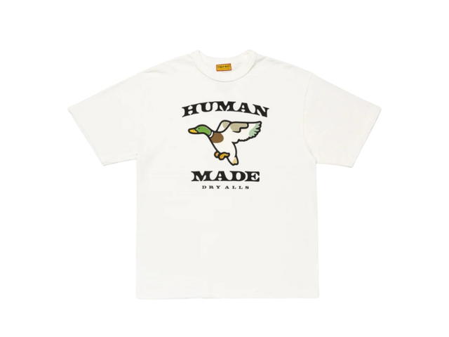 HUMAN MADE HUMAN MADE Graphic T-Shirt Dry Alls Duck White - view 1