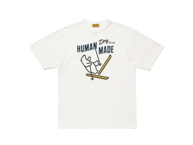 HUMAN MADE HUMAN MADE Graphic T-Shirt Dry Alls Bear White - view 1