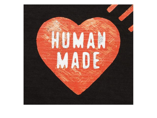 HUMAN MADE HUMAN MADE Graphic Big Heart T-Shirt Black - view 3