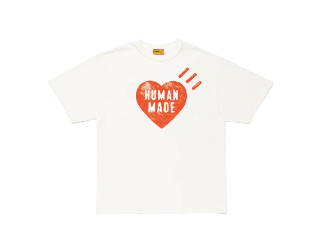 Human Made Human Made Graphic Big Heart T-Shirt White