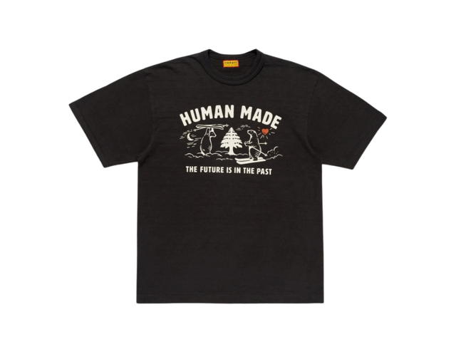 HUMAN MADE HUMAN MADE Graphic T-Shirt The Future Is In The Past Bear Black - view 1