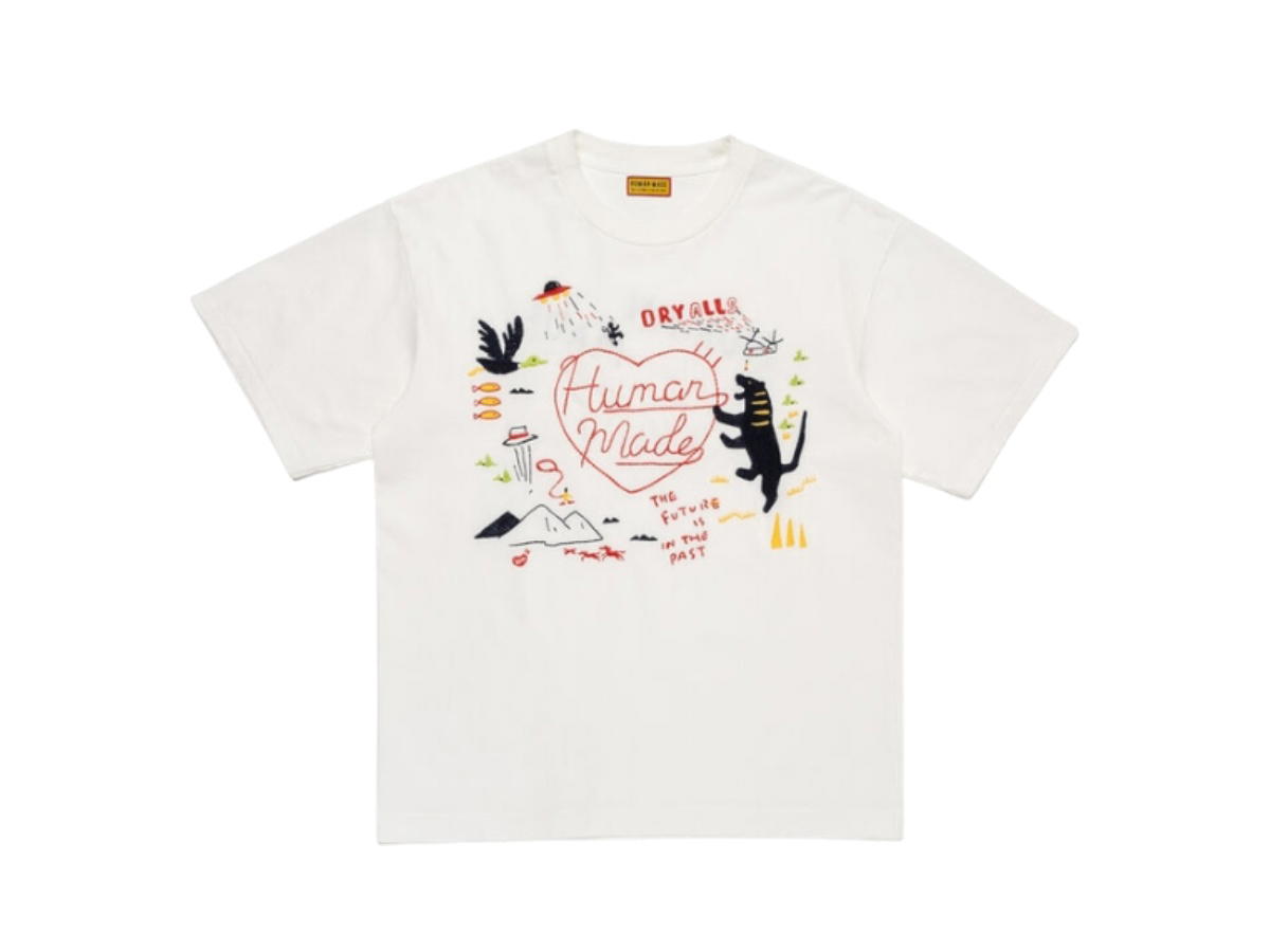 Human Made Human Made Embroidered T-Shirt White