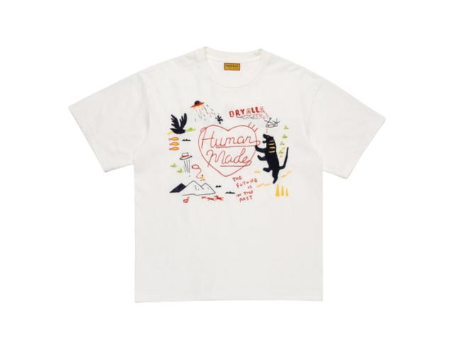 Human Made Human Made Embroidered T-Shirt White - view 1
