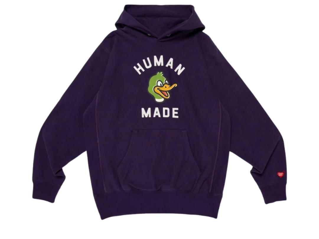 Human Made Human Made Heavyweight Hoodie Duck Purple