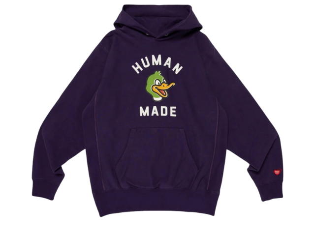 Human Made Human Made Heavyweight Hoodie Duck Purple - view 1