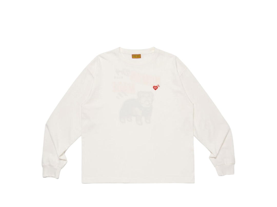 Human Made Human Made Graphic L/S T-Shirt Dog Dry Alls White