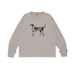 Buy Human Made Graphic L/s T-shirt Gray at Sasom – Authentic and Ready to Ship