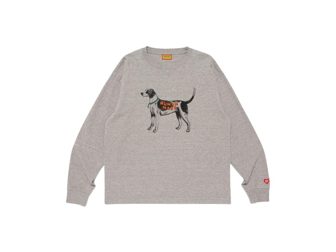 Human Made Human Made Graphic L/s T-shirt Gray