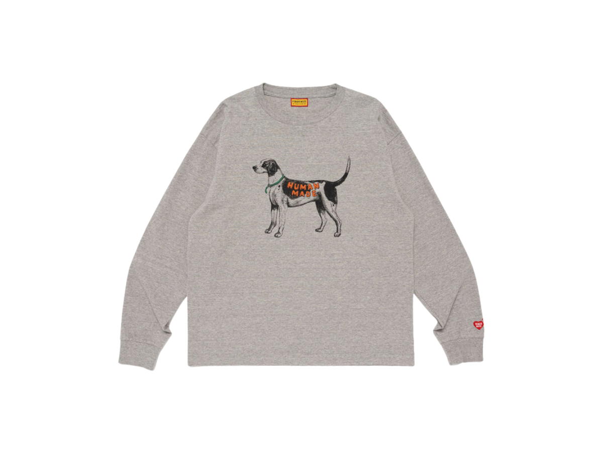 Human Made Human Made Graphic L/s T-shirt Gray